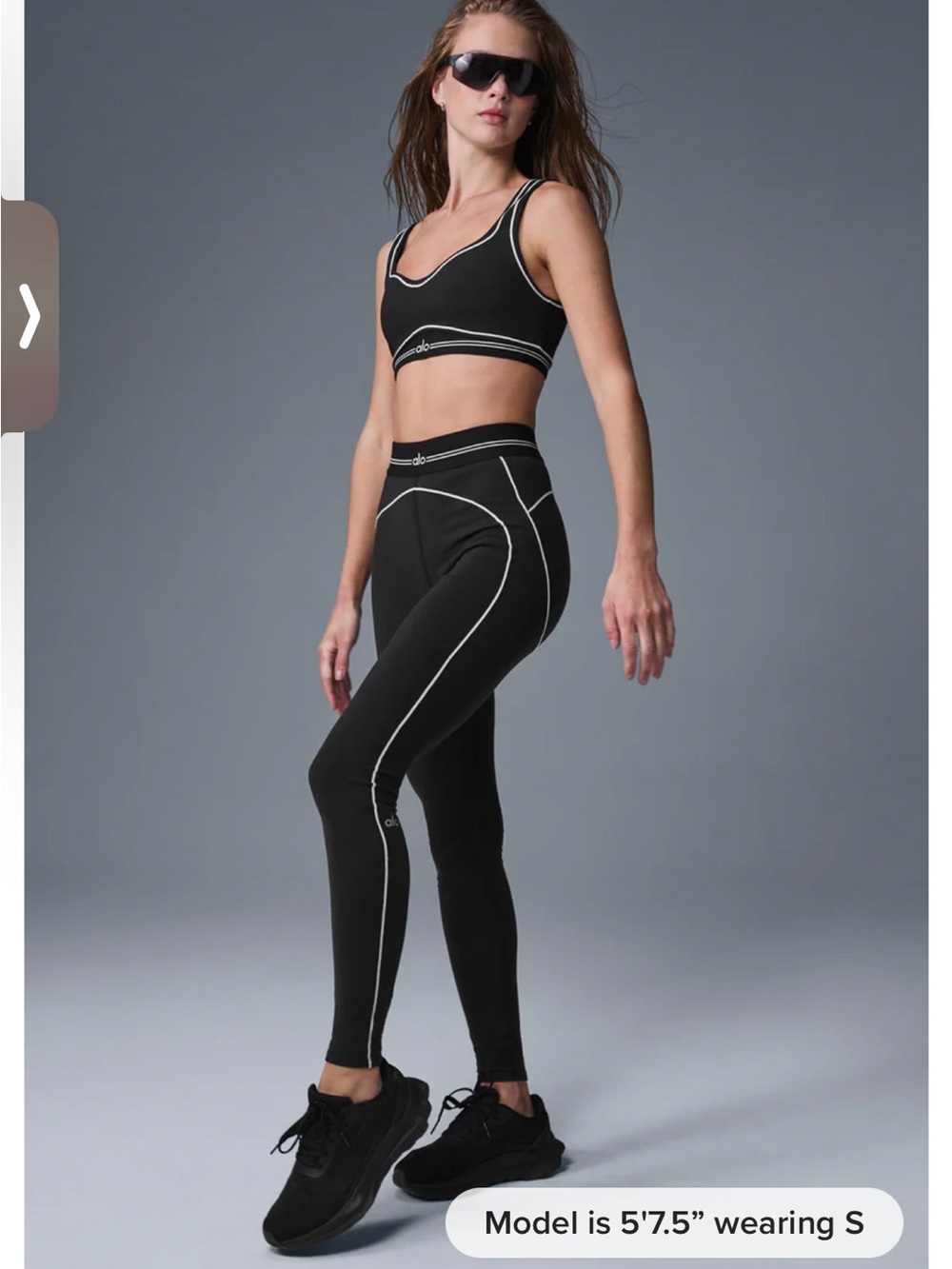 Alo Yoga Airbrush Heart Throb Leggings